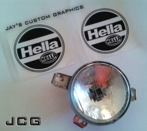 Hella inner spot cover sticker