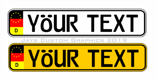 German Style Show Plate (Plastic)