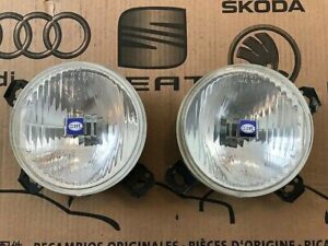 HELLA blue chrome inner spotlight stickers