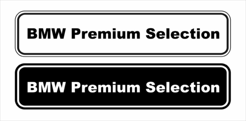 BMW Premium selection Show Plate (Perspex)