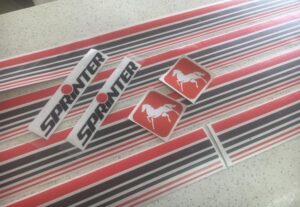 Toyota Sprinter stripe kit