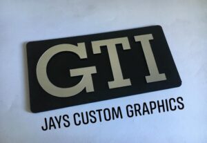 GOLF MK1 Grille Badge Euro spec