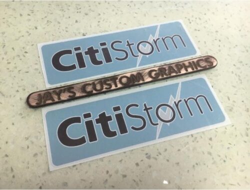 Citi Storm sticker replacement