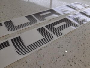 Uno “TURBO” decals