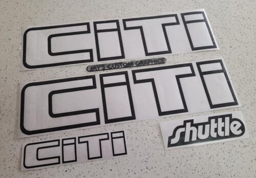 Citi Shuttle sticker kit