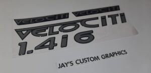 Velociti Badge set 1.4i / 1.6i