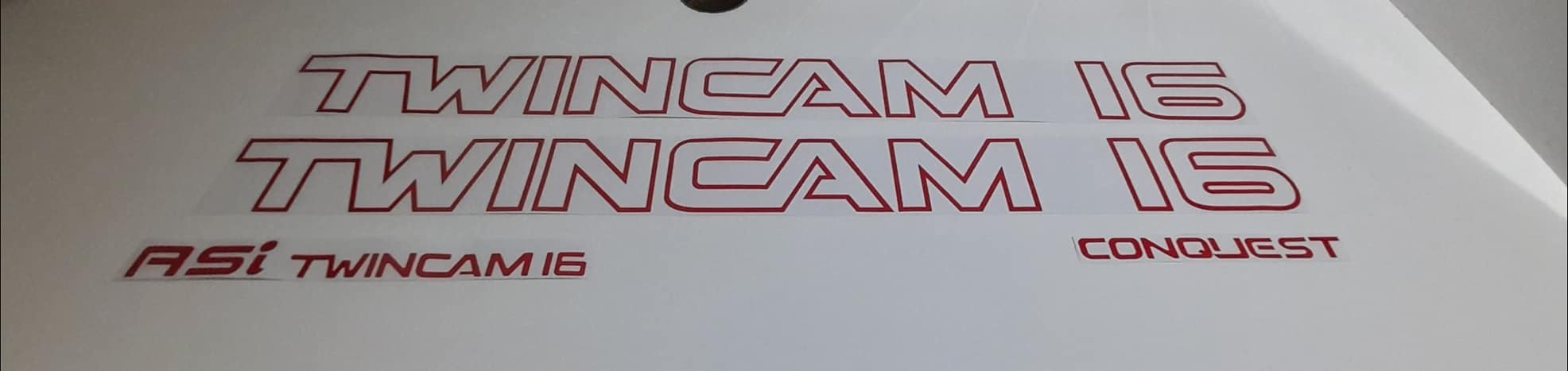 Toyota TWINCAM 16 RSI sticker kit