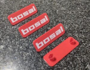 Bosal tow bar badge