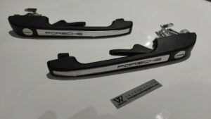 Golf Mk1-2 ,Caddy ,Fox, Engraved Porsche scripted handle set 4 door