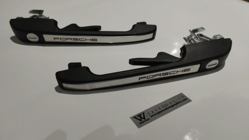 Golf Mk1-2 ,Caddy ,Fox, Engraved Porsche scripted handle set 4 door